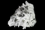 Quartz, Sphalerite & Pyrite Crystal Association - Peru #141848-1